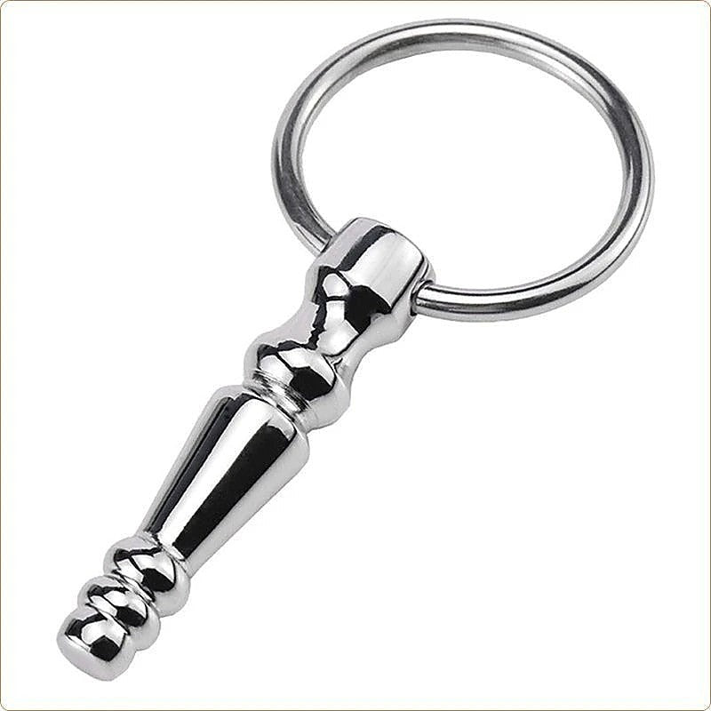 Premium Steel Penis Plug With Ring by BDStyle - Penis Plugs