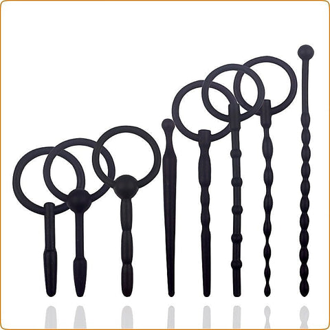 Silicone 8 Pcs Penis Plug Kit by BDStyle - Penis Plugs