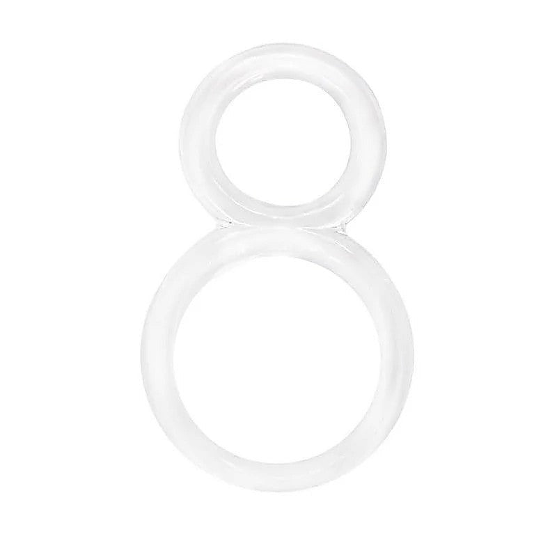 Premium PVC O Stretchy Cock Ring by BDStyle - Bondage Gags and Bits
