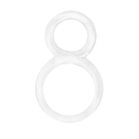 Premium PVC O Stretchy Cock Ring by BDStyle - Bondage Gags and Bits