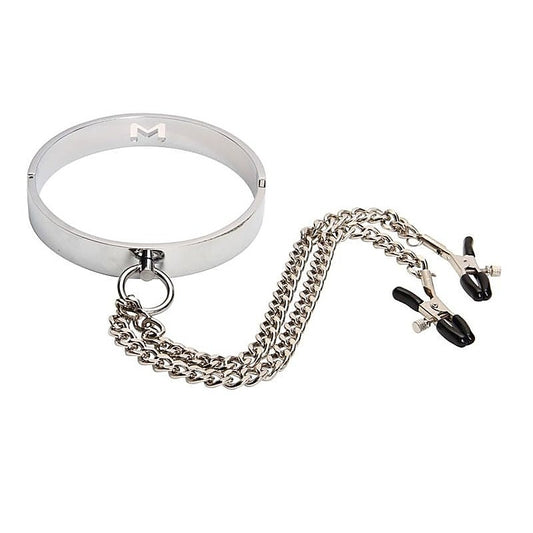 Master Metal Collar with Peg Clamps by BDStyle - Collars and Leads