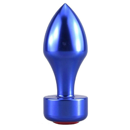 Aluminium Butt Plug with Red Diamonte by BDStyle - Non-Realistic Dildos