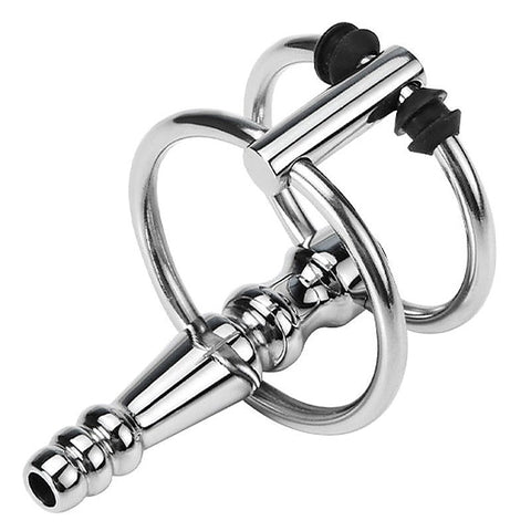 Premium Ribbed Urethral Sound by BDStyle - Penis Plugs