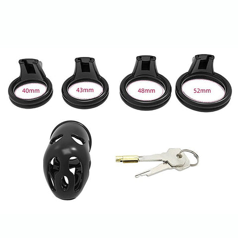 Premium Short Ghost Chastity Cage by BDStyle - Male Chastity