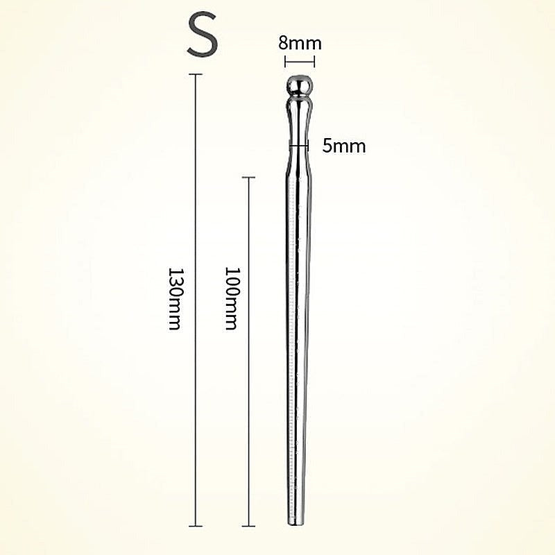 Stainless Steel Hollow Dilator Urethra by BDStyle - Penis Plugs