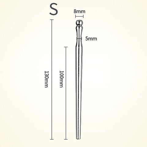 Stainless Steel Hollow Dilator Urethra by BDStyle - Penis Plugs