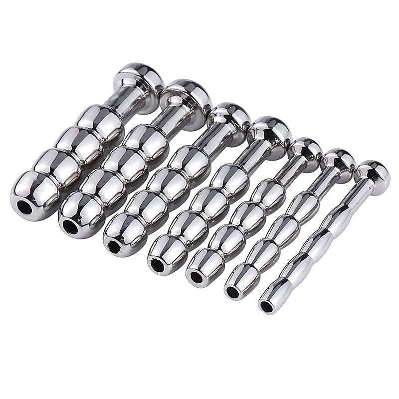 Steel 4 Balls Urethral Catheter by BDStyle - Penis Plugs