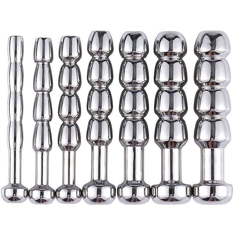 Steel 4 Balls Urethral Catheter by BDStyle - Penis Plugs
