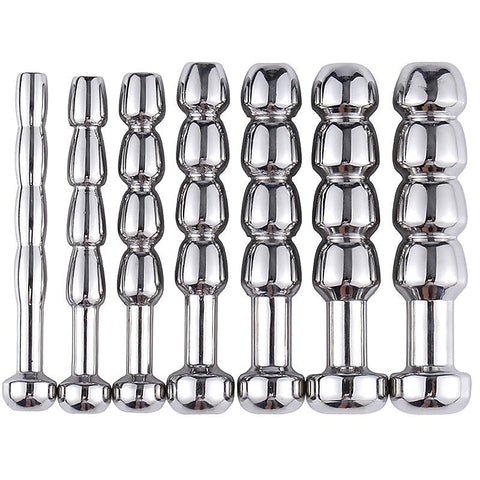Steel 4 Balls Urethral Catheter by BDStyle - Penis Plugs