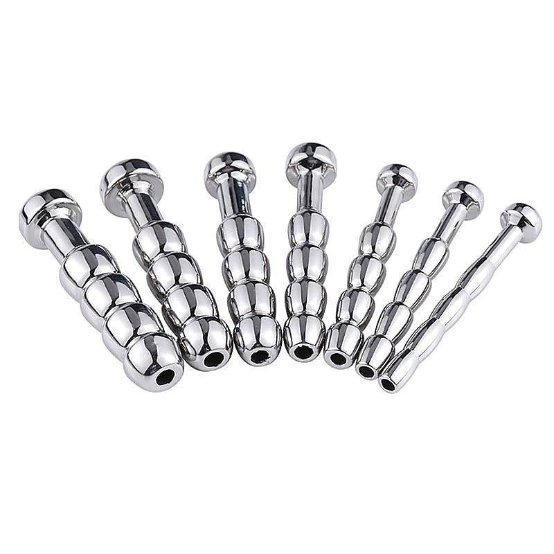 Steel 4 Balls Urethral Catheter by BDStyle - Penis Plugs