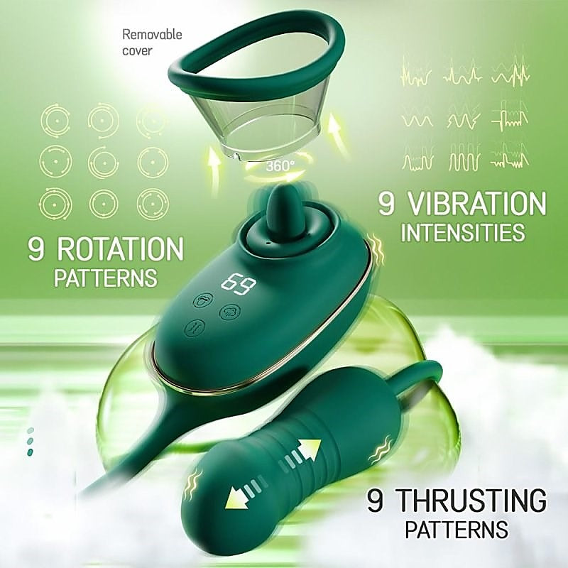 Emerald Thruster by BDStyle - Finger and Tongue Vibrators