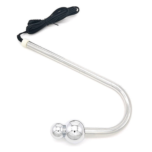 Bipolar Metal Electric Shock Anal Hook by BDStyle - Electro Sex