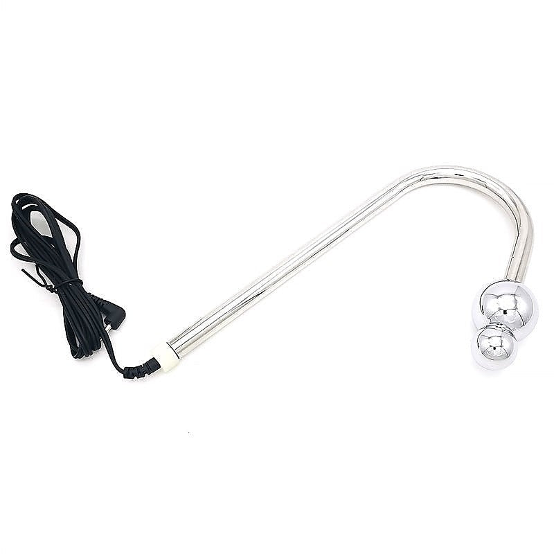 Bipolar Metal Electric Shock Anal Hook by BDStyle - Electro Sex