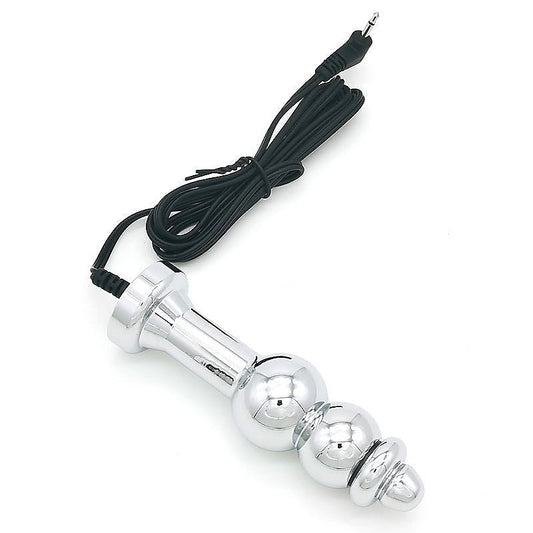 Bipolar Metal Electric Shock Butt Plug - D by BDStyle - Electro Sex