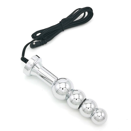 Bipolar Metal Electric Shock Butt Plug - F by BDStyle - Electro Sex