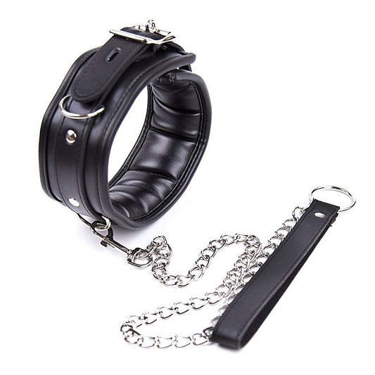 Fetters Thick and Padded Bondage Collar by BDStyle - Collars and Leads