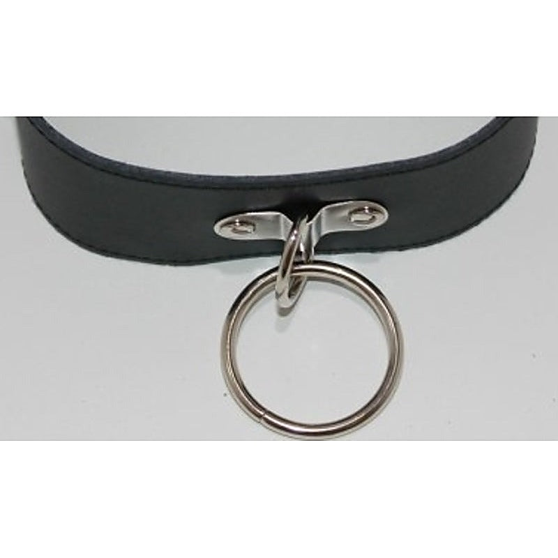 SirN Adjustable Bondage Collar Light PVC by BDStyle - Collars and Leads