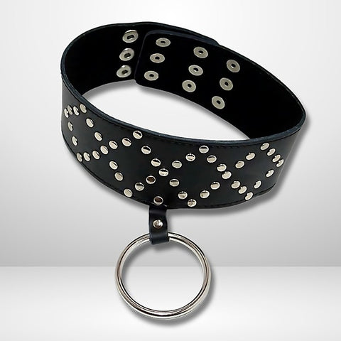 Wyred Slave Studded Posture Collar by BDStyle - Collars and Leads