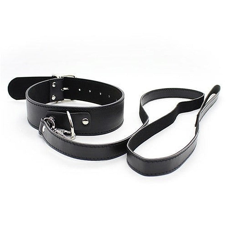 Fur Lined Collar with Leash by BDStyle - Luxury Sex Toys