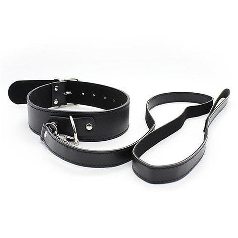 Fur Lined Collar with Leash by BDStyle - Luxury Sex Toys