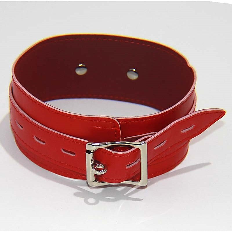 Collar Adjustable Red Thin PVC by BDStyle - Collars and Leads
