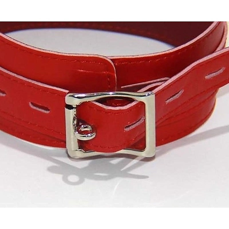 Collar Adjustable Red Thin PVC by BDStyle - Collars and Leads