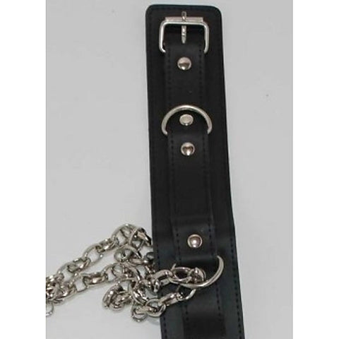 Neck & Wrist Restraints on Connecting Chain by BDStyle - Cuffs and Restraints