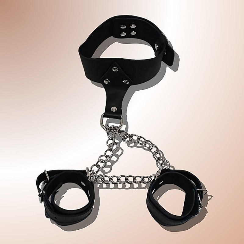 LeatherMarket Restraint Set Black by BDStyle - Cuffs and Restraints