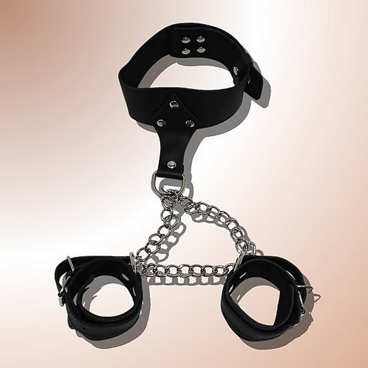 LeatherMarket Restraint Set Black by BDStyle - Cuffs and Restraints