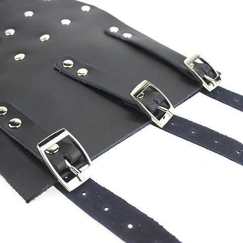 Buckle Up Leather Wrist Cuffs by BDStyle - Cuffs and Restraints