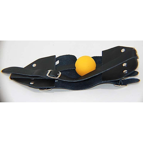 Leather Muzzle with Ball Gag by BDStyle - Bondage Gags and Bits