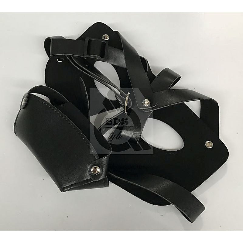 Hannibal Prison Hood PVC with Punisher Muzzle by BDStyle - Bondage Hoods