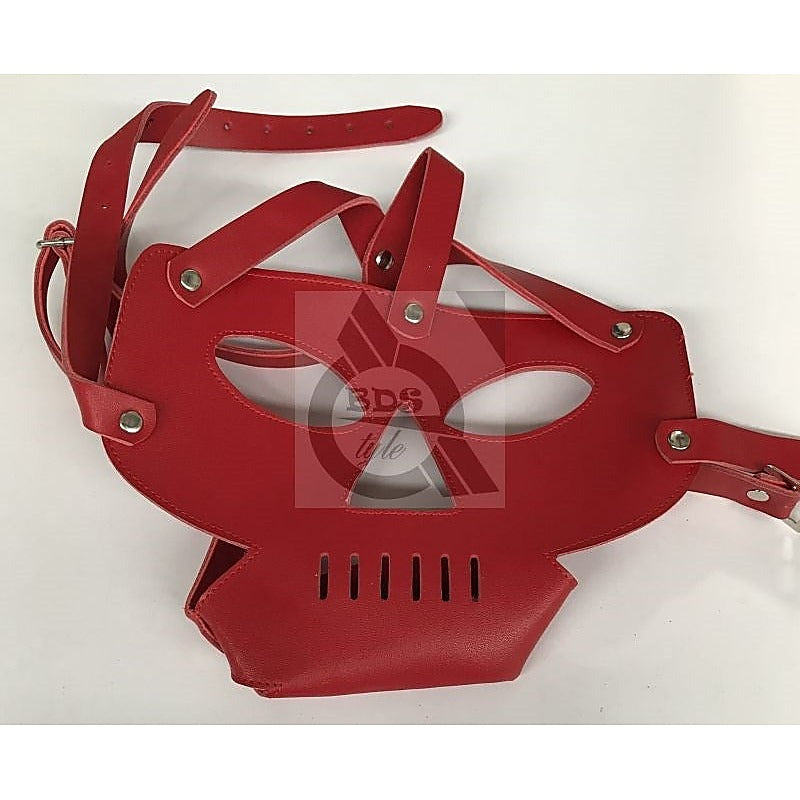 Hannibal Prison Hood PVC with Punisher Muzzle by BDStyle - Bondage Hoods