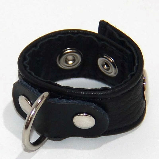 Strappy Cock Ring Leather 2 Speed by BDStyle - Cock Rings