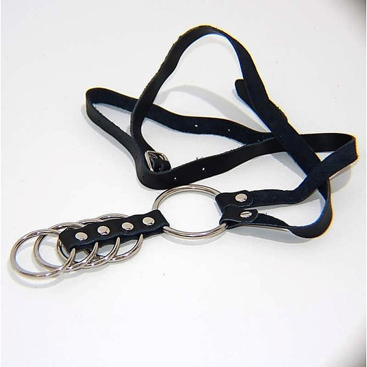 Gates of Hell Harness 1 Ring by BDStyle - Male Chastity