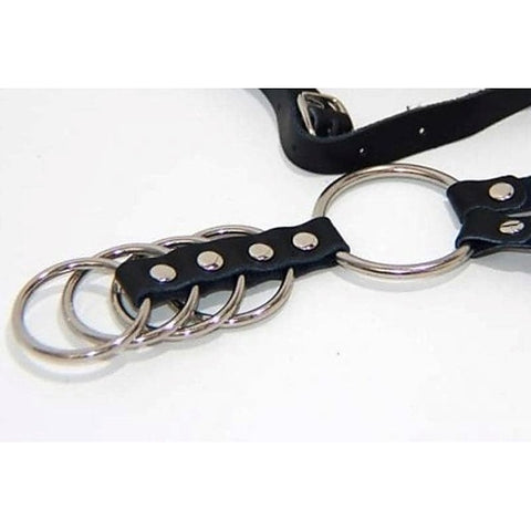 Gates of Hell Harness 1 Ring - Male Chastity