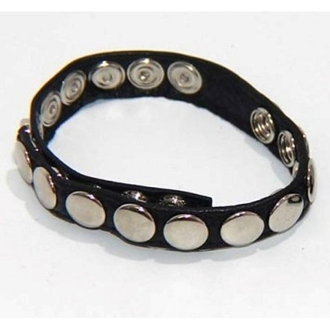 Leather Cock Rings With 10 Snap Locks by BDStyle - Cock Rings