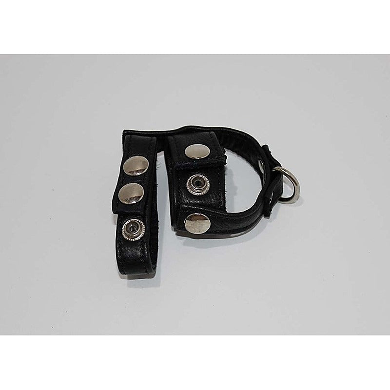 BDStyle Strap on Cock and Ball Harness with D Ring Leash Attachment - Male Chastity