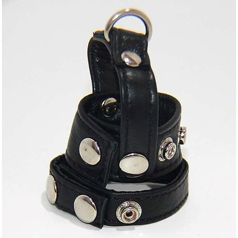 BDStyle Strap on Cock and Ball Harness with D Ring Leash Attachment - Male Chastity