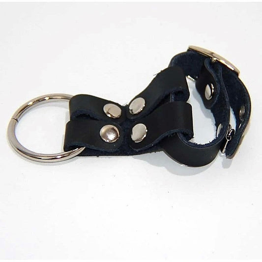 Leather and Metal Cock Ring by BDStyle - Cock Rings