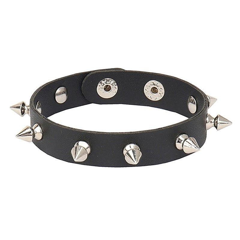 Spiked Leather Cock Ring by BDStyle - Cock Rings