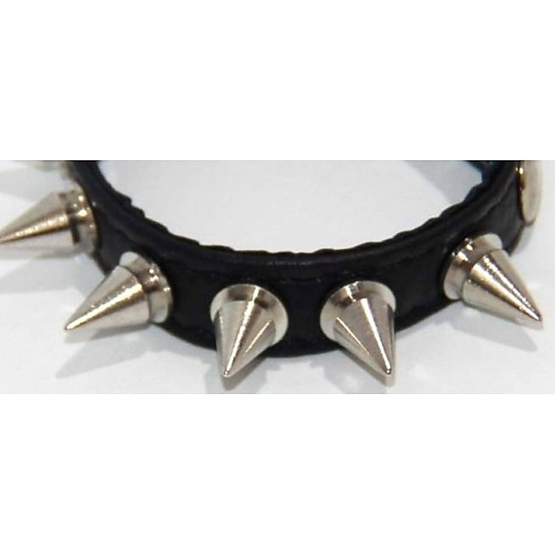 Spiked Leather Cock Ring by BDStyle - Cock Rings