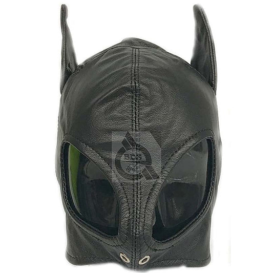 Wicked Wench Leather Feline Hood by BDStyle - Bondage Hoods