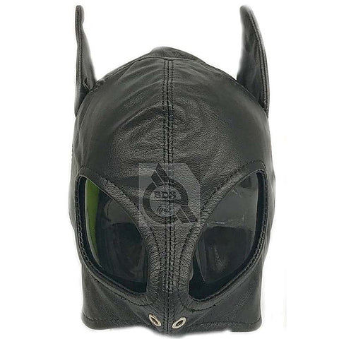Wicked Wench Leather Feline Hood by BDStyle - Bondage Hoods