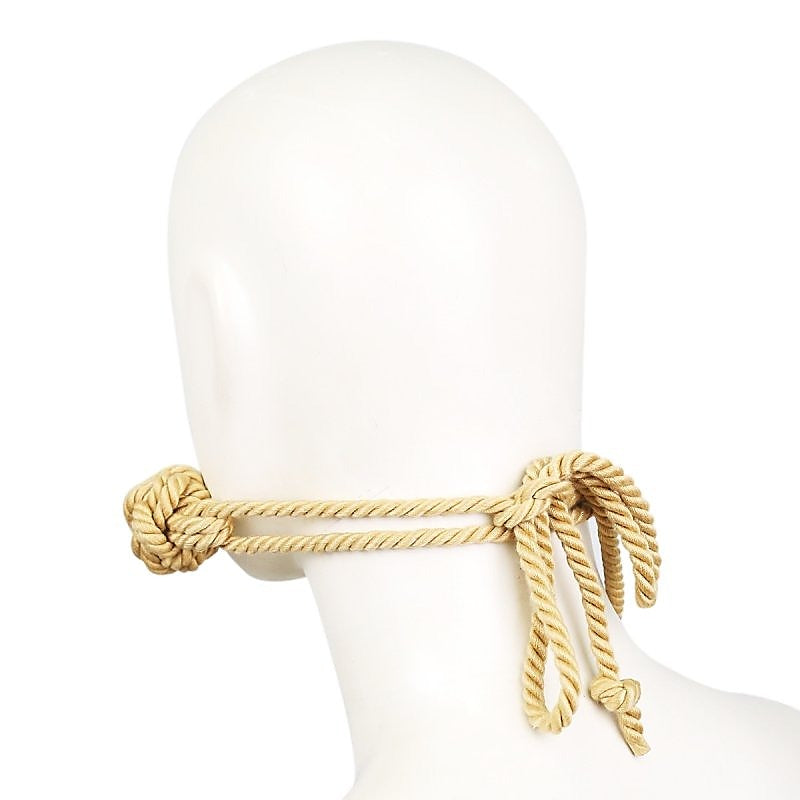 Professional Hemp Rope Mouth Gag by BDStyle - Cuffs and Restraints