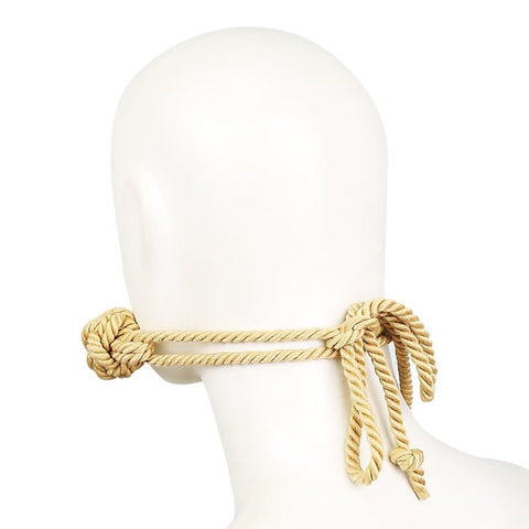 Professional Hemp Rope Mouth Gag by BDStyle - Cuffs and Restraints