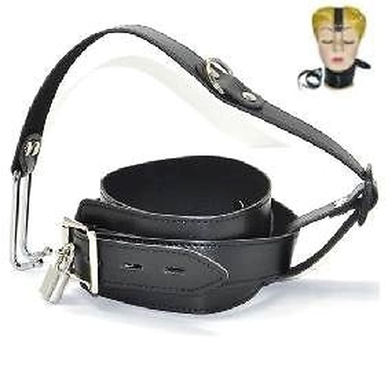 Thin Bondage Collar with Nose Hook by BDStyle - Collars and Leads