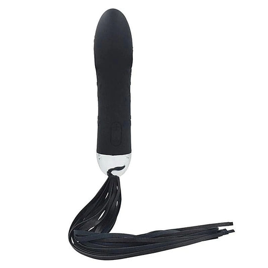 Deluxe Silicone Whip Vibrating Anal Plug by BDStyle - Anal Vibrators