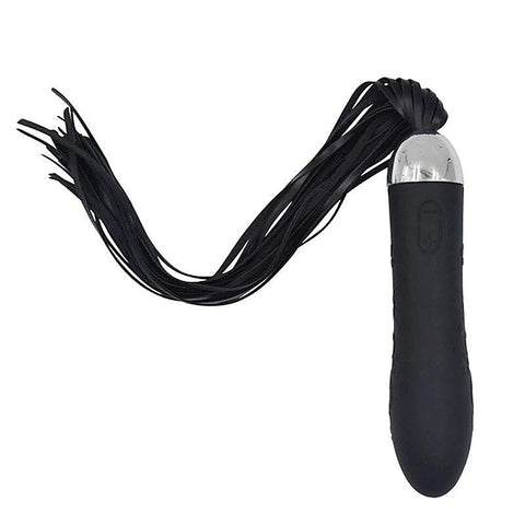 Deluxe Silicone Whip Vibrating Anal Plug by BDStyle - Anal Vibrators