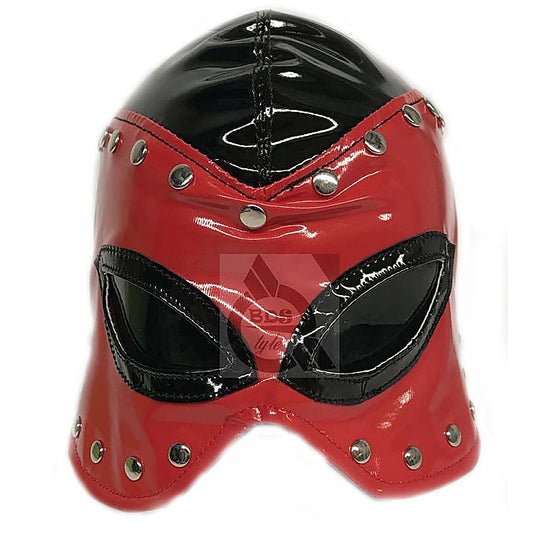 Studded Bondage Hood Faux Leather by BDStyle - Bondage Hoods